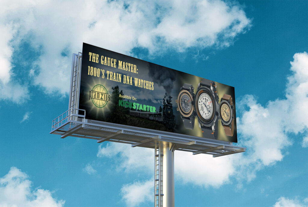 The Guage Master Print Billboard Design